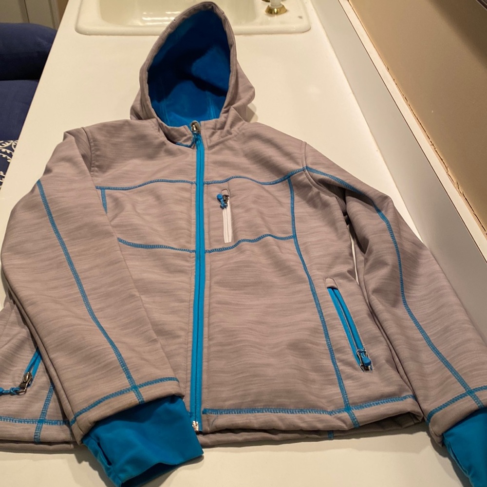 Girls Snozu Hooded base layer coat size 14/16